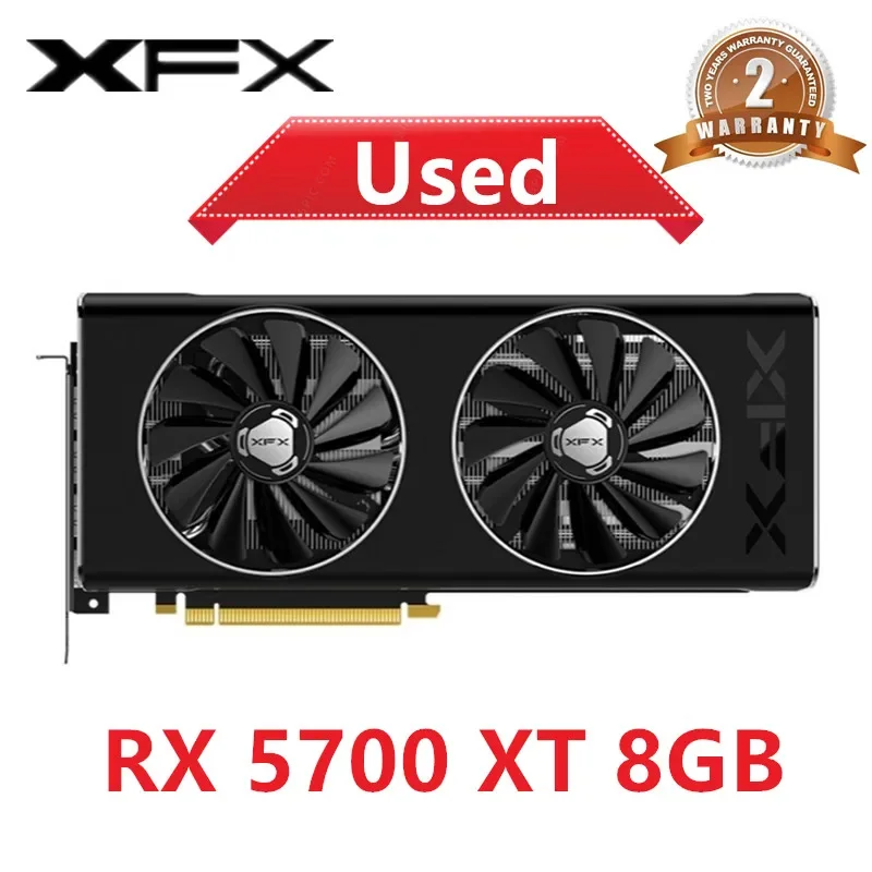Rx 5700 Xt 8Gb Video Card - بطاقة رسومات XFX RX 5700XT RX5700