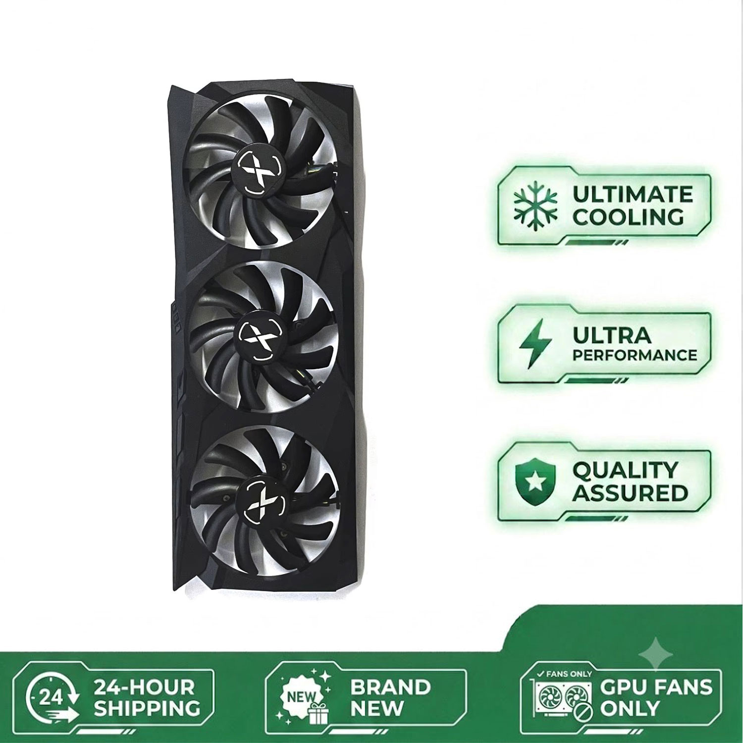 Rx 6700 Xt 12Gb Graphics Card - مروحة تبريد أصلية 85 مم 4-دبوس