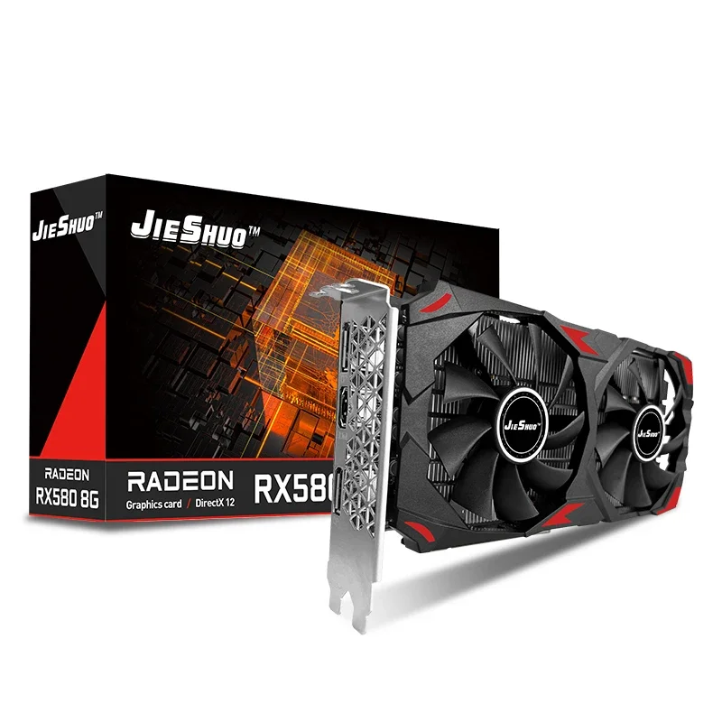 بطاقات رسومات JIESHUO AMD RX 5 - مراجعة Rx 580 8Gb 2048Sp Gpu وسعره